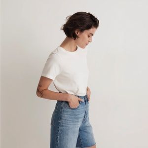 Madewell Basics Cream/White Tee
